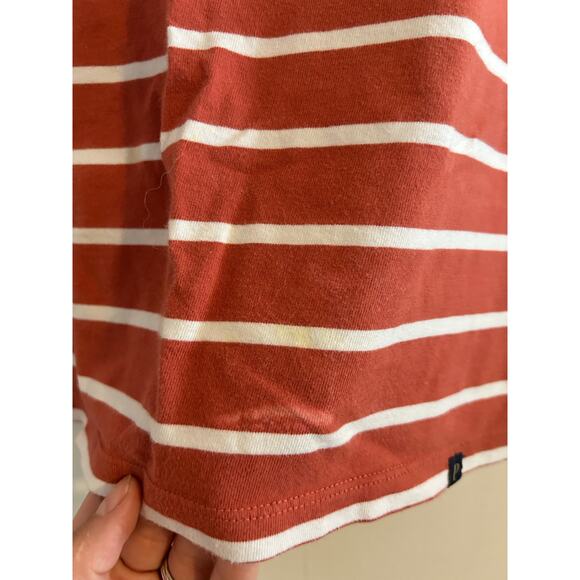 Pendleton Striped T-Shirt XS Rust Red White 100% Cotton EUC - Picture 13 of 16